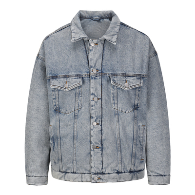 秋冬夹棉加厚牛仔夹克