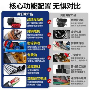 农用高压手推式四冲程柴汽油打药机三缸柱塞泵果园农田大棚喷雾