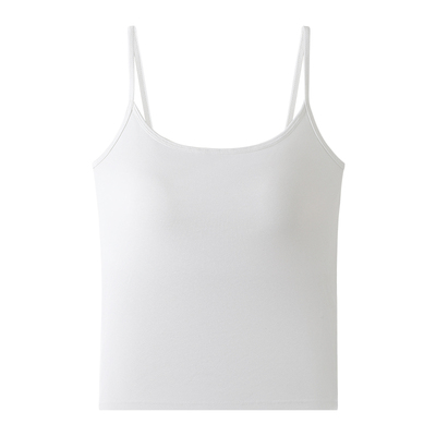 猫人吊带背心女带胸垫内搭免穿