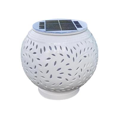 馨芒太阳能陶瓷柱头灯防水彩光