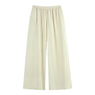 MULVAN【现货7折】 设计感无袖吊带花苞上衣+宽松阔腿休闲两件套