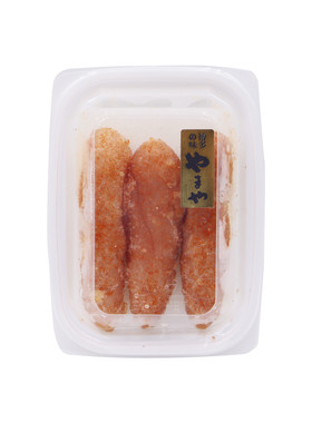 包邮やまや辛子明太子100g/盒3枚装调味狭鳕鱼籽解冻即食