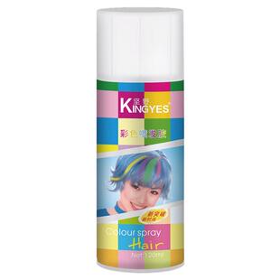 官方正品一次性染色喷雾胶男女专用无色喷发胶可遮白临时持久彩喷