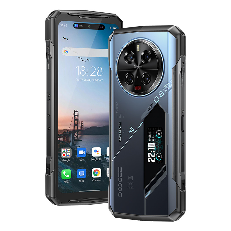 商务三防智能手机双卡5G夜视双屏2亿像素防水超长待机道格 V40PRO
