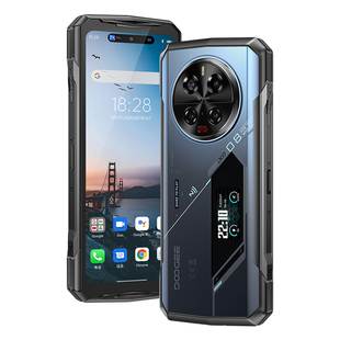 商务三防智能手机双卡5G夜视双屏2亿像素防水超长待机道格 V40PRO