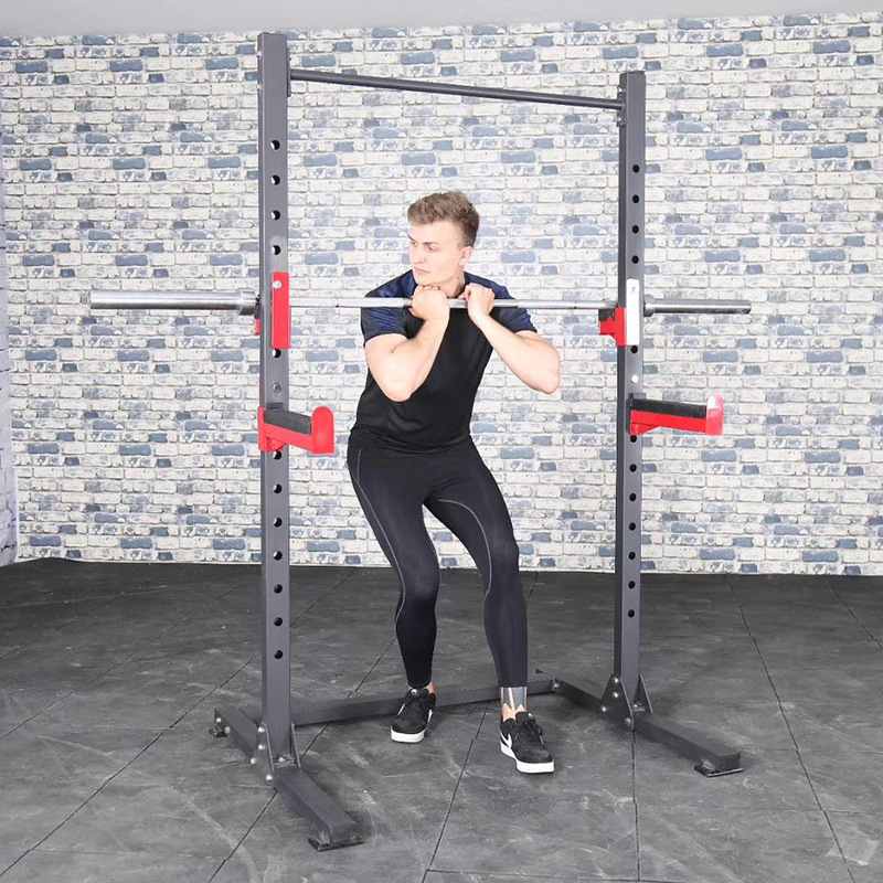 1008深蹲架商用家用龙门架引体向上训练器多功能卧推深蹲架