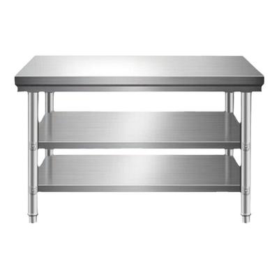 特厚不锈钢工作台操作台三层打包台厨房操作台工作桌打荷台餐桌台