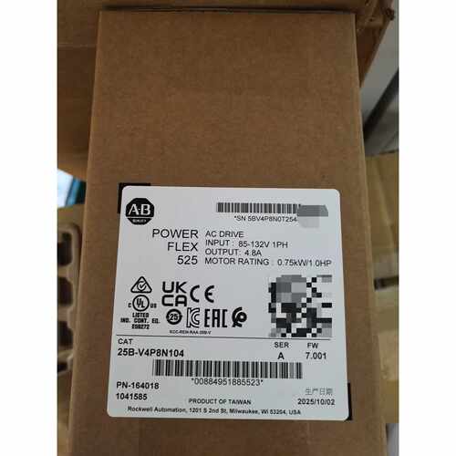询价AB PowerFlex 525变频器 25B-V4P8N1