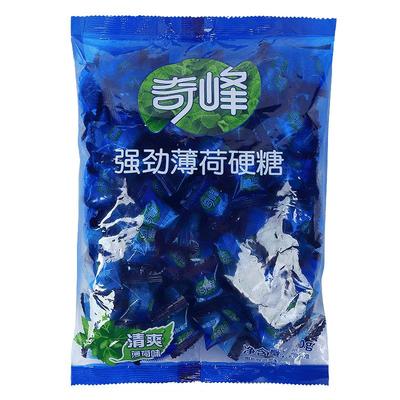 奇峰强劲薄荷糖清凉水果硬糖老式散装非提神润喉糖爆浆小糖果批发