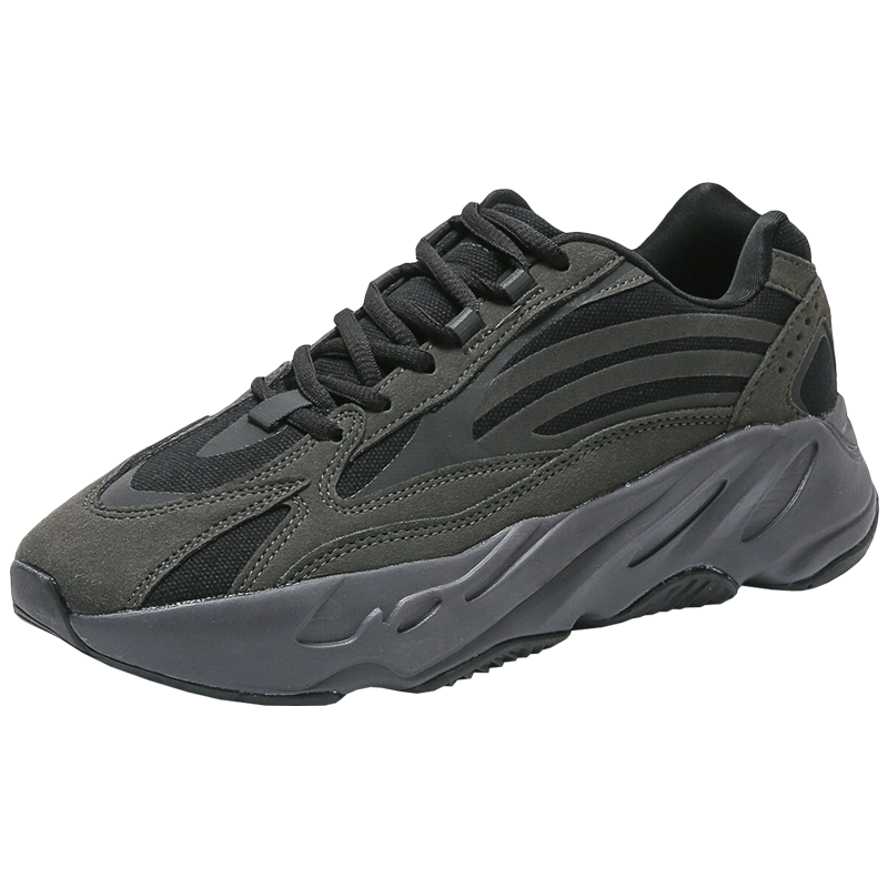 椰子700黑武士男鞋2025新款运动休闲黑武士老爹鞋子百搭秋季潮鞋