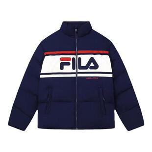 FILA斐乐羽绒服情侣款2025冬季款复古加厚休闲上衣保暖外套男潮