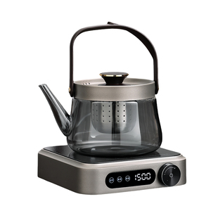 迷你小型新款高端电陶炉1500W静音围炉煮茶器不挑壶玻璃壶电磁炉