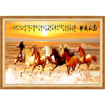 八骏图墙贴马到成功贴画自粘墙壁装饰贴纸电视背景墙客厅墙纸壁画