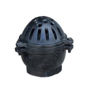 H12X-10抽水泵底阀莲蓬头止回阀吸水阀丝扣DN25 40 50 65 80 100