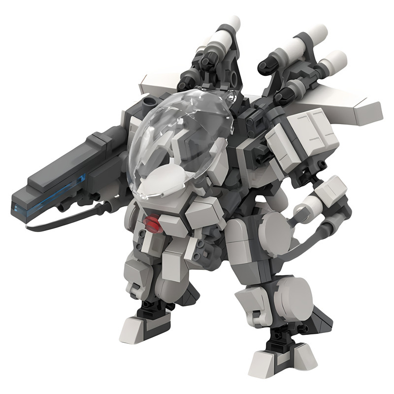 现货MOCAF-03机甲益智积木