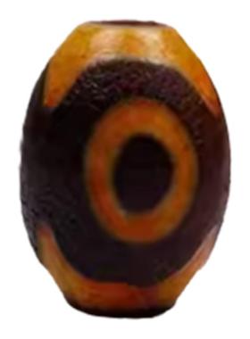 西藏三眼天珠玛瑙牙黄玉石顶珠腰珠隔珠手链项链配珠DIY配饰单珠