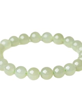 普陀山和田玉晴水手串女款