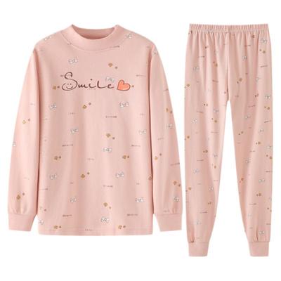 女童秋衣秋裤内衣套装纯棉A类