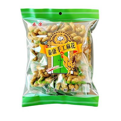 上海特产泰康金鸡咸味小麻花整箱