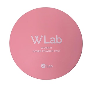 韩国正品wlab粉色粉饼定妆持久w.lab遮瑕控油提亮肤色W大福留walb
