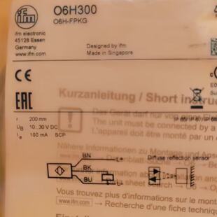议价【包邮】 IFM O6H300 O6H302 O6H305 O6H204 全新原装正品易