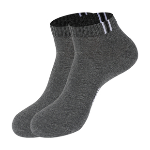 浪莎袜子男士纯棉短袜春秋季抗菌防臭中筒秋冬男袜青少年运动棉袜