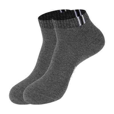 浪莎抗菌防臭男春秋纯棉吸汗短袜