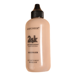 化妆师专用推荐24K粉底液遮瑕持久不脱妆干皮粉底液巨好用送粉扑