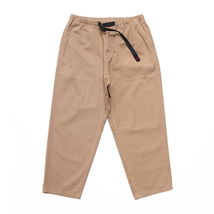 Gramicci日系男女loose tapered宽松锥型九分纯色工装休闲裤