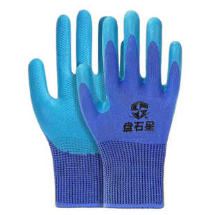 劳保手套A688耐磨加厚乳胶压纹防滑防水建筑工地工作防护通用干活