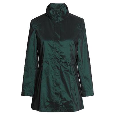 女士中长款立领外套长袖休闲