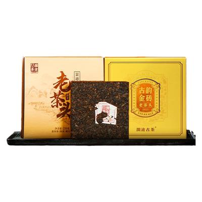 澜沧古茶老茶头普洱熟茶