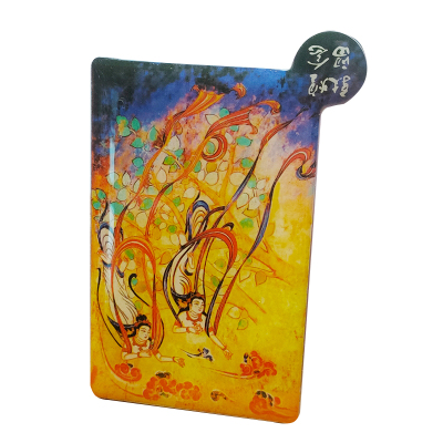 敦煌特色不锈钢小镜子旅游纪念品