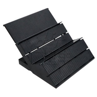 超市冷柜陈列垫板生鲜陈列斜面展示道具透明塑料阶梯水果陈列道具