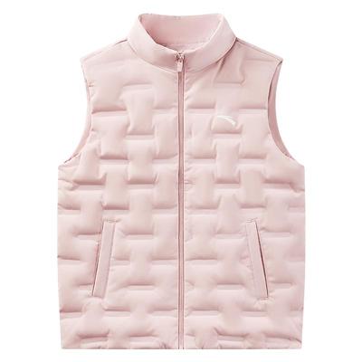 安踏儿童女童轻薄羽绒马甲