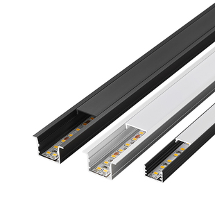 双眼皮向上发光线型灯带客厅吊顶铝槽线形灯条单边侧反光线性灯槽