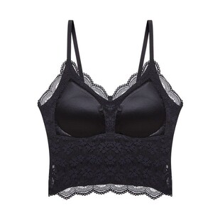法式夏季女新款蕾丝吊带背心文胸免穿胸罩无痕聚拢内衣吊带衫