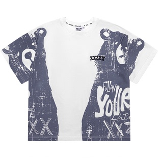 XXZXX 重磅短袖T恤手绘男女潮牌童装亲子装 2026年春季新款 2115