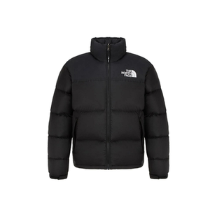 北面THE NORTH FACE 1996系列 徽标立领拉链棉服 男款 黑色