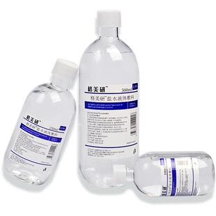 0.9氯化钠生理性盐水医用敷脸非消炎祛痘湿敷脸洗眼伤口500ml纹绣