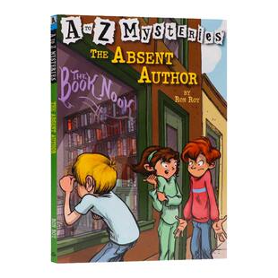字母之谜1 失踪的小说家 英文原版 A to Z Mysteries 1 The Absent Author 英文版 Ron Roy 进口英语原版书籍