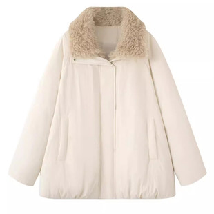 艾诺丝国内代购2025冬季新款时尚毛领羽绒服保暖外套女装AR004015