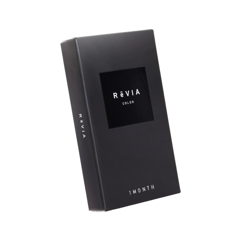 ReVIA蕾美日本美瞳月抛1片*2月萤猫眼日系小直径彩色近视隐形眼镜