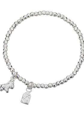 顺庆银楼足银9999碎冰开运手串