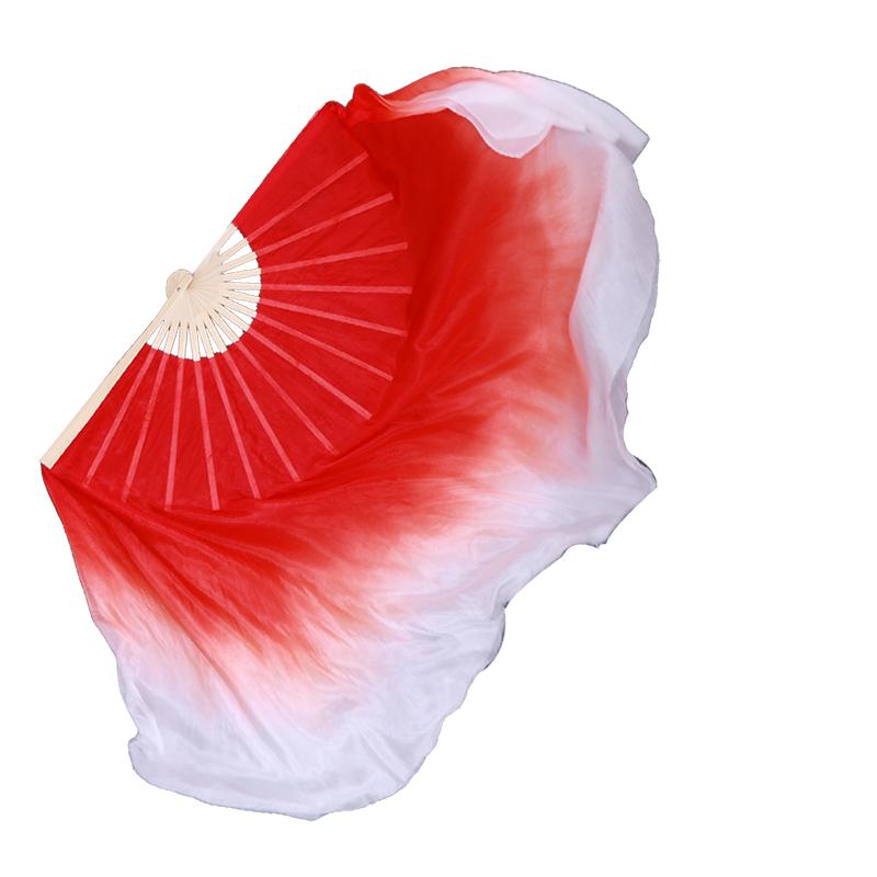 九儿舞蹈扇胶州秧歌跳舞扇大红色渐变跳舞扇子五星红旗高先玉同款