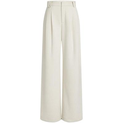 KBNE米色直筒裤休闲裤2025秋冬新款加厚气质阔腿裤宽松慵懒长裤女