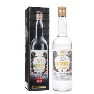 金门高粱酒白金龙单瓶 58度清香型原装粮食白酒