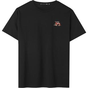 HLA/海澜之家马年贺岁系列短袖T恤26春夏新凉感消臭清新上衣男