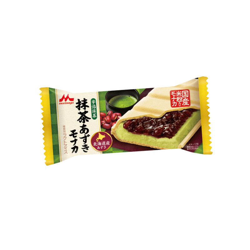 日本森永栗子红豆抹茶威化冰淇淋