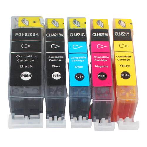 适用佳能PGI-820bk 821bk墨盒 ip3680 ip4760 ip4680 MX876墨盒
